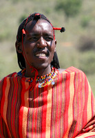 Village massaï, Masaï Mara, KENYA